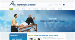 Desktop Screenshot of primehealthpt.com
